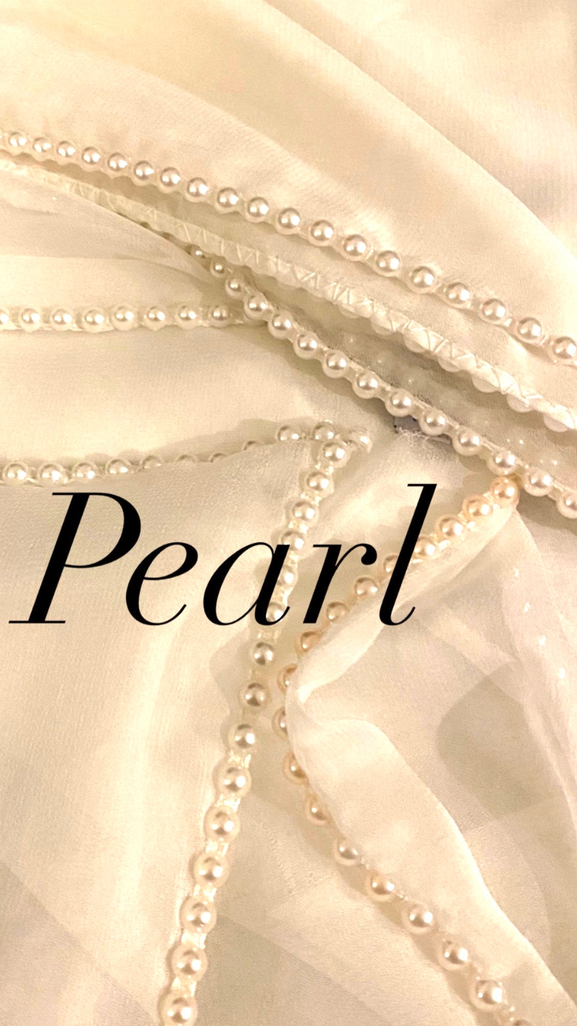 Chiffon Dupatta — Pearl